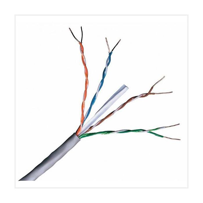 Connectix Cat6 UTP PVC Solid Cable, Grey - 305m Eca, 001-003-005-00S