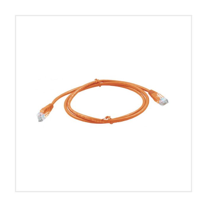 Connectix Cat5e 0.5m Booted Patch Lead Orange, 003-3NB4-005-07C