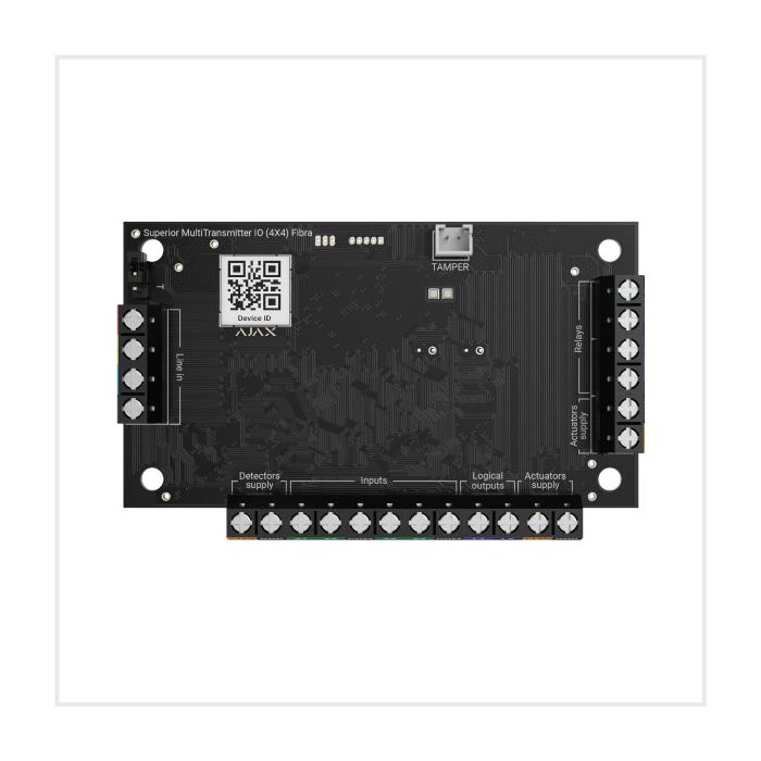 Ajax Superior MultiTransmitter IO (4X4) Fibra ASP, 117739.294.NC