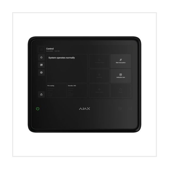 Ajax EN54 Fire Hub (8EU), 125733.315.BL