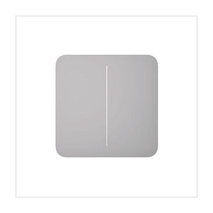 Ajax SoloButton 2-Gang 55 Fog, 46015.144.FG