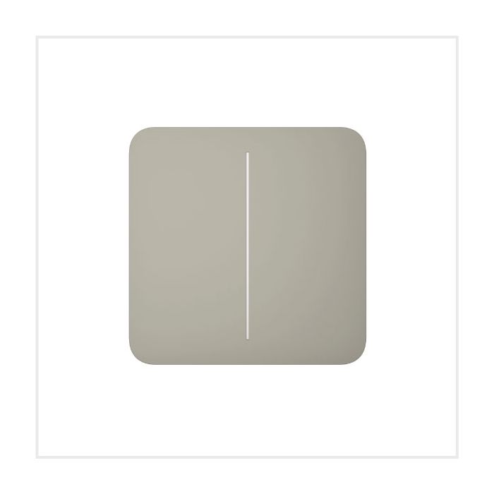 Ajax SoloButton 2-Gang 55 Olive, 46019.144.OL