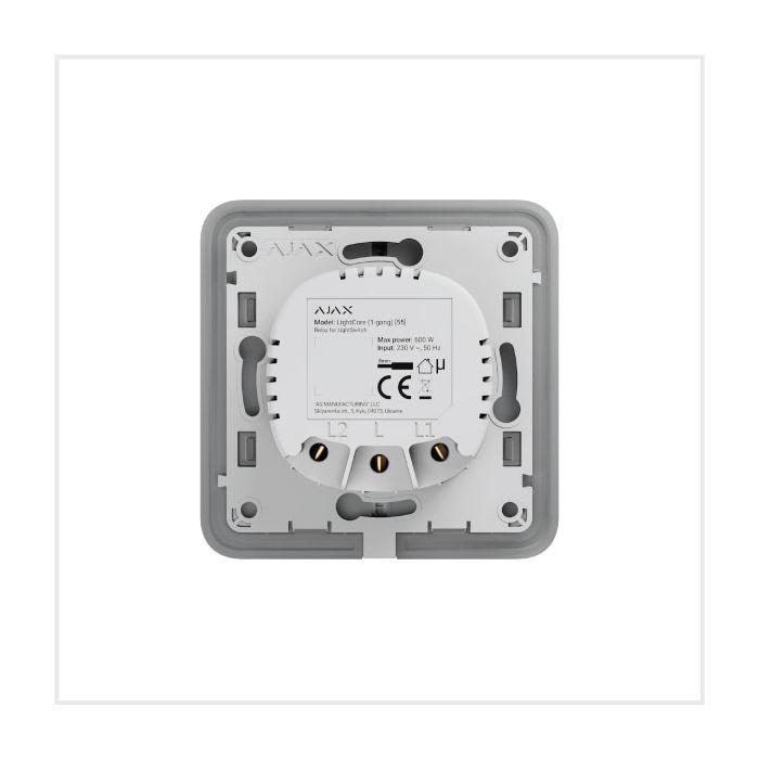 Ajax LightCore 1-Gang 55 8EU, 63114.142.NC