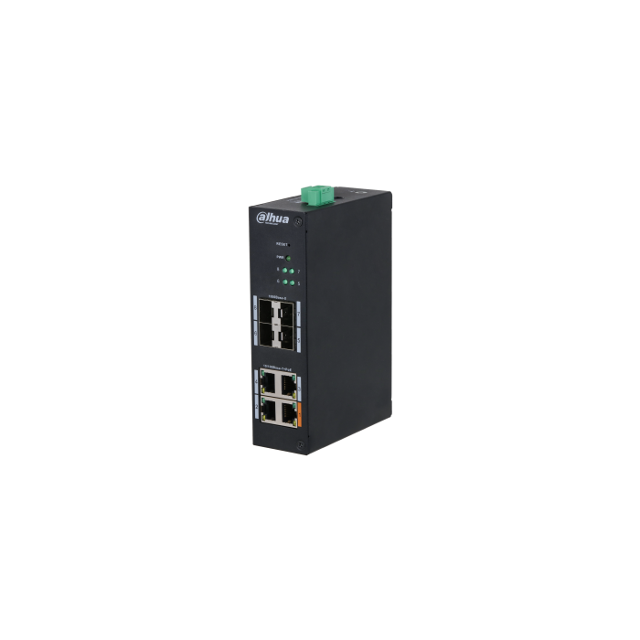 Dahua 4-Port PoE Switch with SFP Uplinks., DH-HS4408-4ET-60