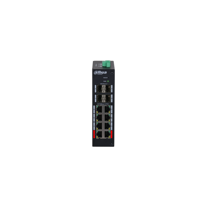 Dahua 8-Port PoE Network Switch with SFP Uplinks., DH-HS4412-8ET-96