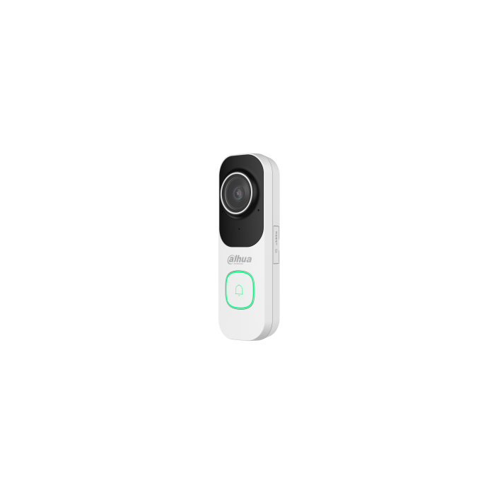 Dahua 4MP Wi-Fi Doorbell Camera with 2.10mm Fixed Lens., DH-IPC-DB41AP-0210B-WHITE Dahua 4MP Wi-Fi Doorbell Camera with 2.10mm Fixed Lens., DH-IPC-DB41AP-0210B-WHITE