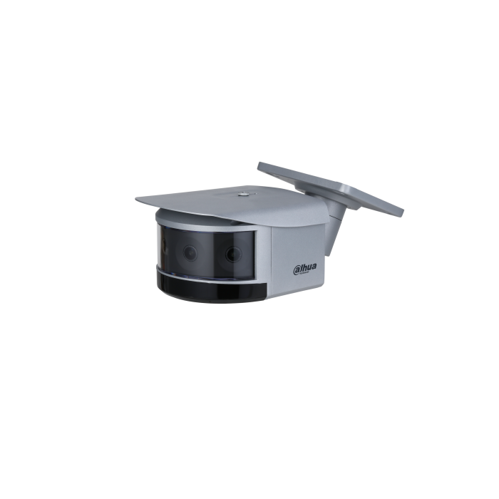 Dahua 1.3MP Dual-lens Bullet Camera with multi-streaming capability for HD video display., DH-IPC-PFW81642P-A180-DC12AC24V