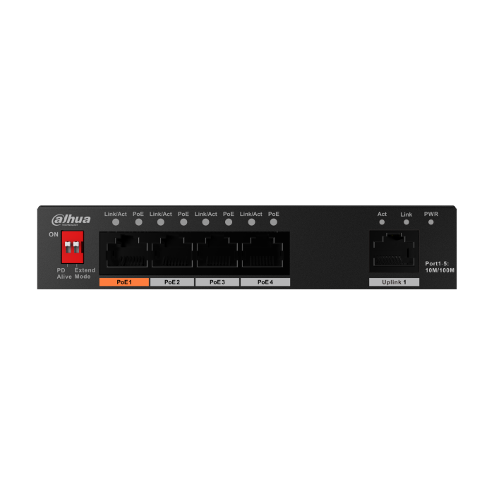 Dahua 4-Port PoE Desktop Switch., DH-PFS3005-4ET-60-V2 Dahua 4-Port PoE Desktop Switch., DH-PFS3005-4ET-60-V2