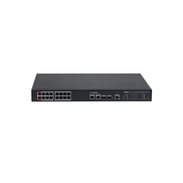 Dahua Layer 2 Network Management PoE Switch with 16 Gigabit Ports., DH-S4220-16GT-240 Dahua Layer 2 Network Management PoE Switch with 16 Gigabit Ports., DH-S4220-16GT-240