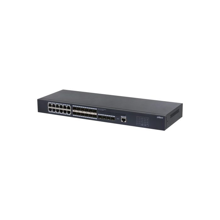 All-gigabit Ethernet switch with 10 gigabit uplink ports., DH-S5428-12GF12GT4XF All-gigabit Ethernet switch with 10 gigabit uplink ports., DH-S5428-12GF12GT4XF