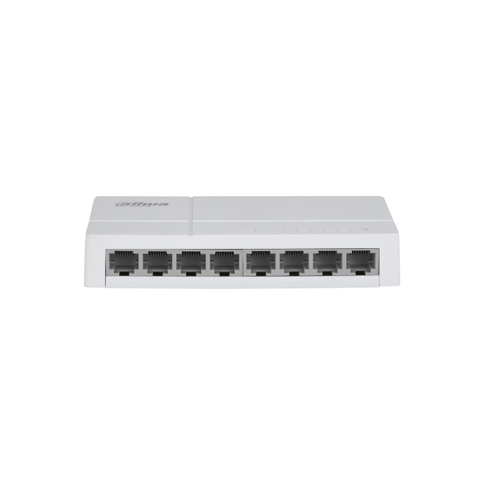 8-Port Fast Ethernet Switch supporting eight 10/100 Mbps adaptive ports., DH-SF1008L
