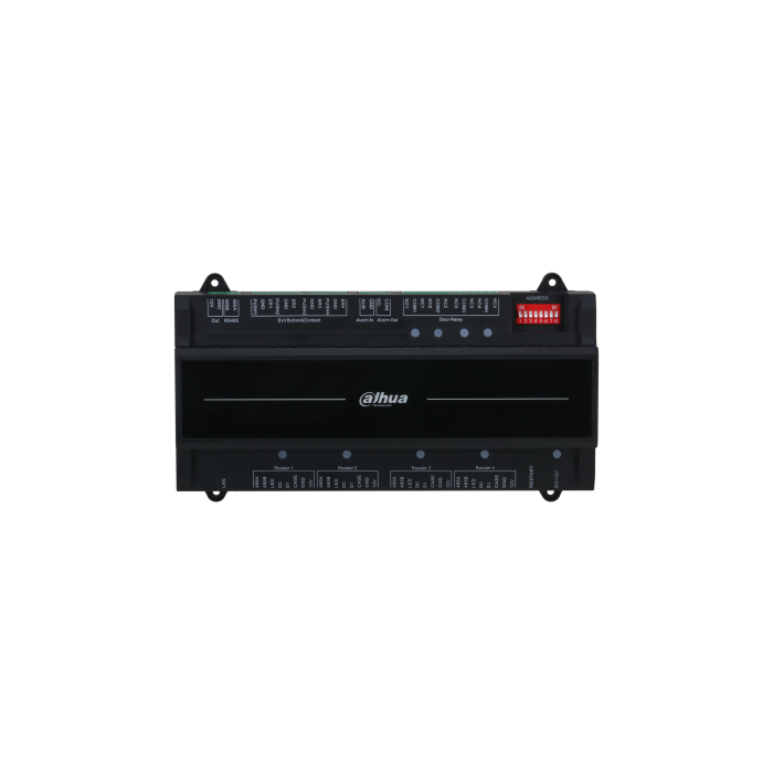 Dahua Access Control Panel supporting TCP/IP communication with dual RS-485 and Wiegand protocols., DHI-ASC2204B-S