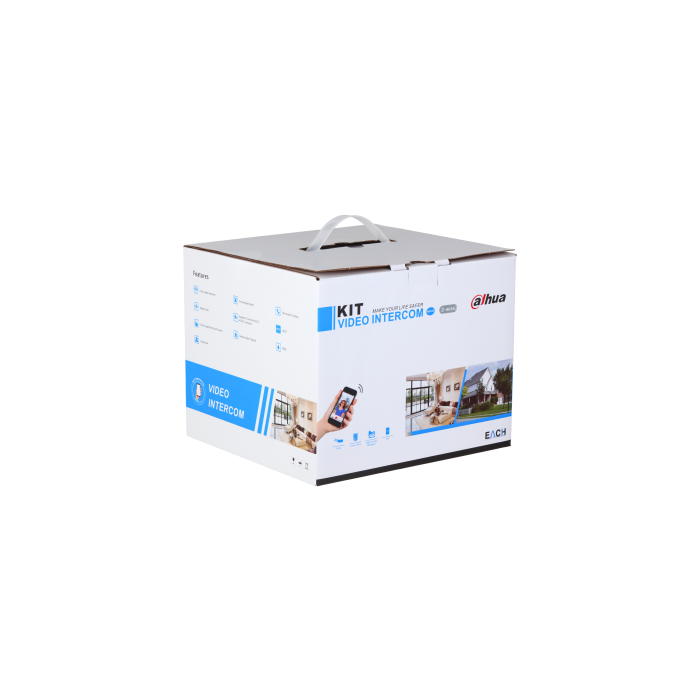 Dahua Video Door Entry Kit with 4.3-inch Indoor Monitor and Outdoor Station., DHI-KTX02(S)/DHI-VTO2003F/DHI-VTH5113H-W-S2