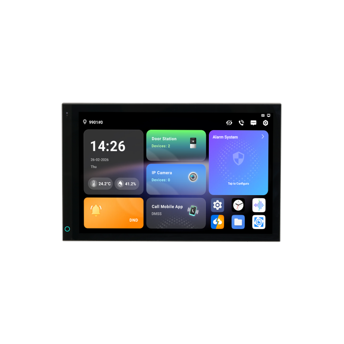 Dahua Android 14 Indoor Monitor with 10.1-inch IPS Capacitive Touchscreen., DHI-SCP3044A-BZ-Black Dahua Android 14 Indoor Monitor with 10.1-inch IPS Capacitive Touchscreen., DHI-SCP3044A-BZ-Black