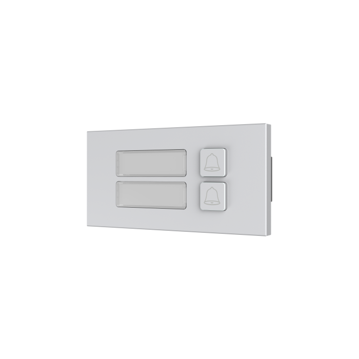 Dahua Two-Button Video Door Station Module with mechanical push buttons and aluminum alloy casing., DHI-VTO4103F-MB2 Dahua Two-Button Video Door Station Module with mechanical push buttons and aluminum alloy casing., DHI-VTO4103F-MB2