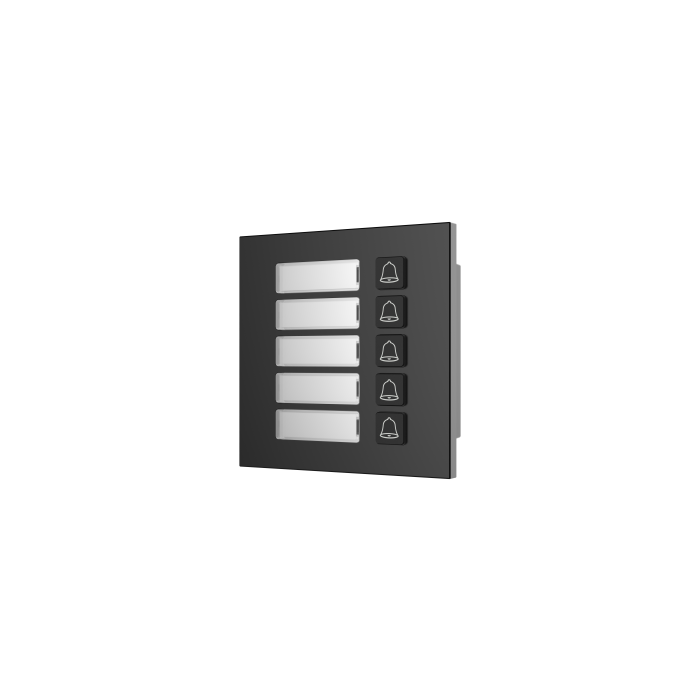 Dahua Modular Villa Door Station Button Module with Five-Button Panel., DHI-VTO4103FB-MB5-Black Dahua Modular Villa Door Station Button Module with Five-Button Panel., DHI-VTO4103FB-MB5-Black