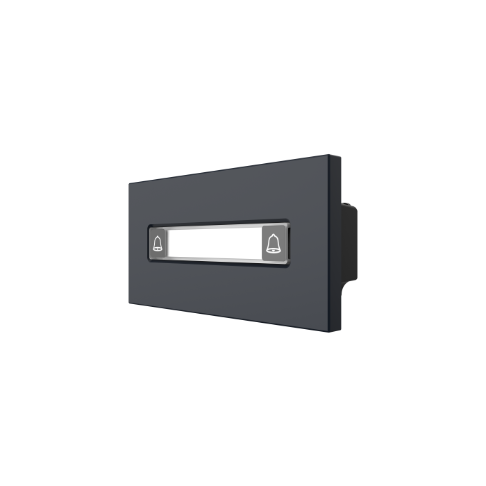 Dahua Modular Video Door Station Button Module with 2 Mechanical Buttons., DHI-VTO4103FB-MDB2-Black Dahua Modular Video Door Station Button Module with 2 Mechanical Buttons., DHI-VTO4103FB-MDB2-Black