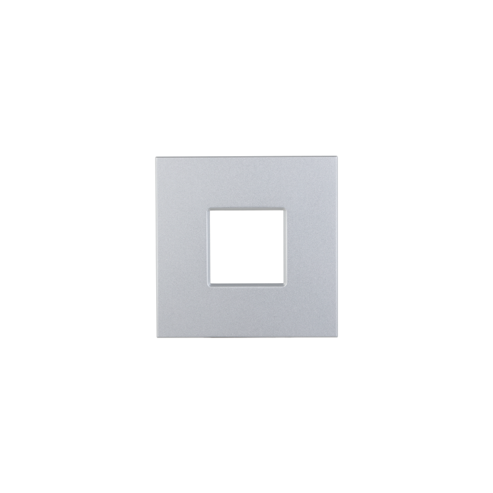 Dahua Modular Card Reader Bracket in silver, designed to facilitate the installation of third-party card readers onto compatible video door stations., DHI-VTO4202F-MRB