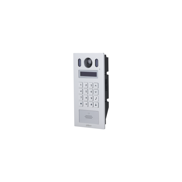 Dahua 2MP IP Video Door Station with aluminium panel construction and mechanical keypad., DHI-VTO6222E-P