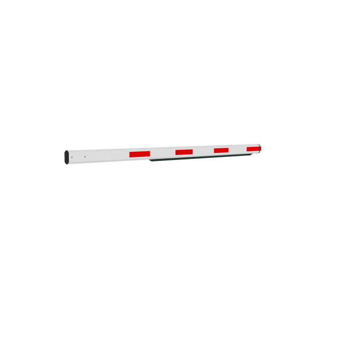Telescopic boom gate arm extending from 2.7 to 4.5 meters, suitable for left or right side mounting., IPMECD-0262-M2745 Telescopic boom gate arm extending from 2.7 to 4.5 meters, suitable for left or right side mounting., IPMECD-0262-M2745