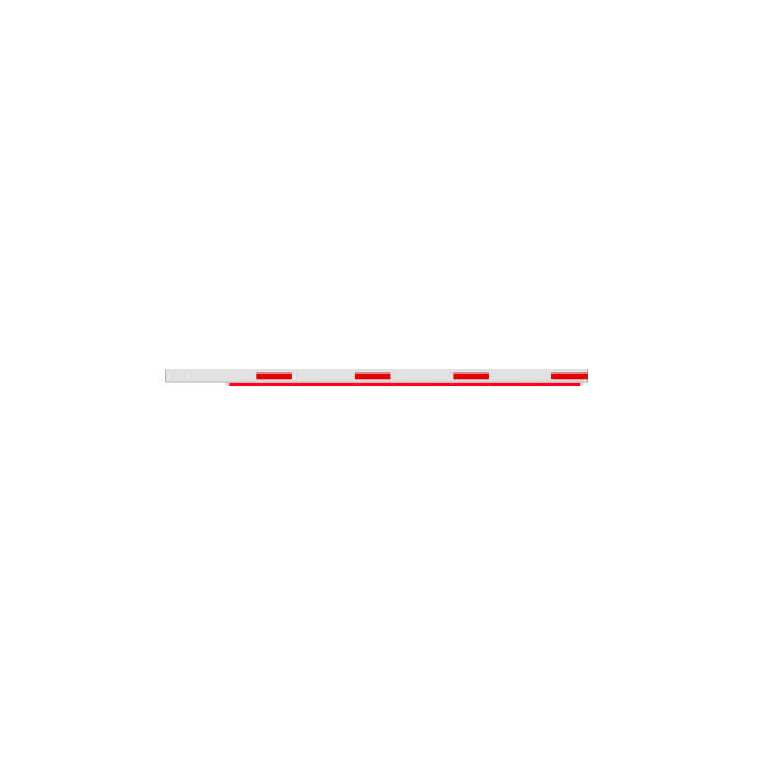4m Aluminum Boom Gate Arm with LED Light Strip., IPMECD-0262-M40 4m Aluminum Boom Gate Arm with LED Light Strip., IPMECD-0262-M40