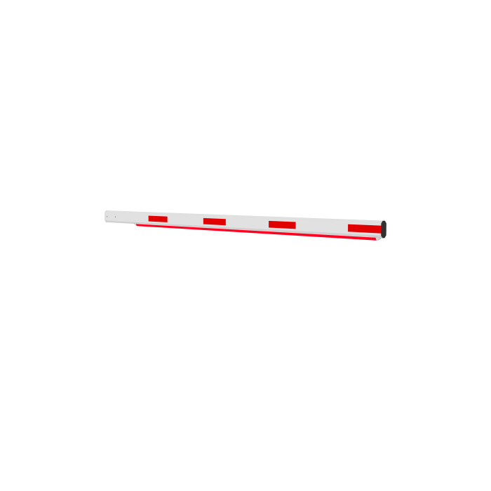 6m Straight Boom Gate Arm with LED Light Strip., IPMECD-0262-M60 6m Straight Boom Gate Arm with LED Light Strip., IPMECD-0262-M60