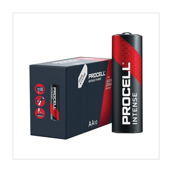 Procell Intense AA Battery, Pack of 10, MN1500INTPX/10