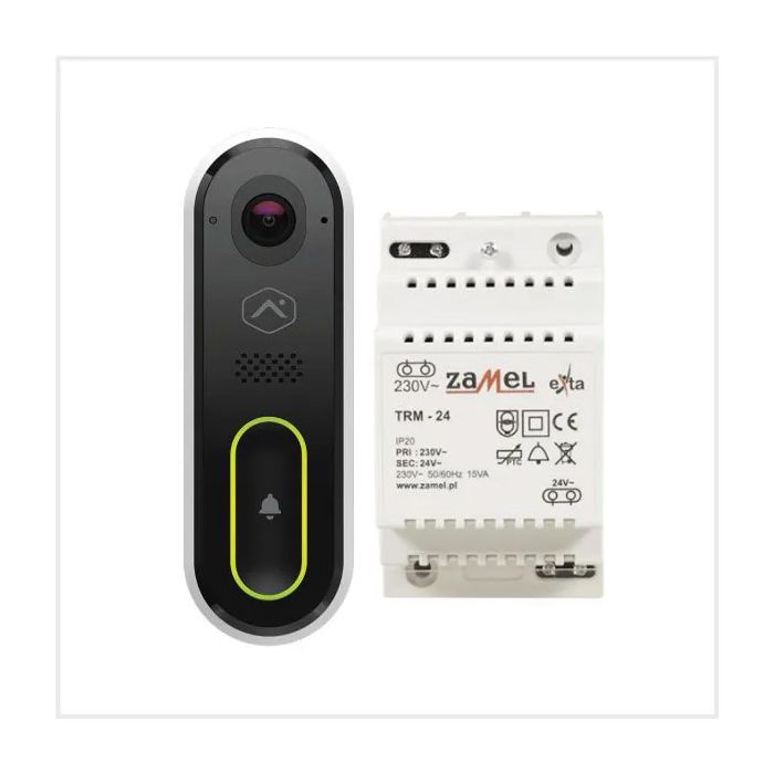 Alarm.com Video Doorbell & 24VAC Transformer Bundle, ADC-VDB770-TRM24-INT