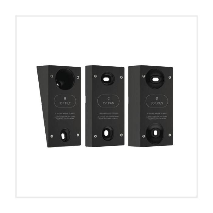 Alarm.com Wireless Video Doorbell Wedge Mount Kit, ADC-VDBA-780B-WMK