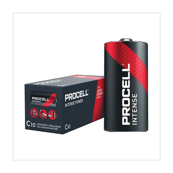 Procell Intense C Battery, Pack of 10, MN1400INTPX/10