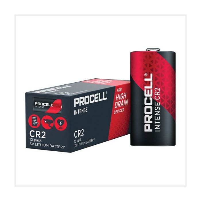 Procell Intense CR2 Battery, Pack of 10, CR2INT/10