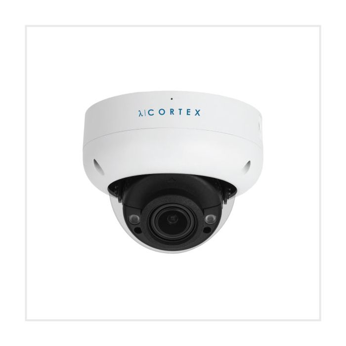λ | Cortex 5MP IR Motorised Vandal Dome Network Camera V2, CTX-5MP-IPC-VAN3-MW-V2
