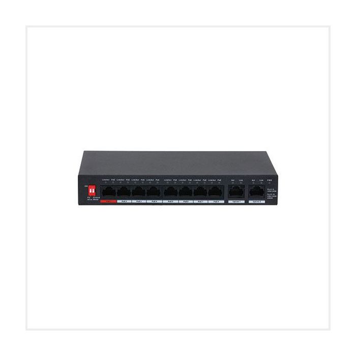 λ | Cortex 8-Port PoE Switch with 2 Uplink Ports, CTX-POESWITCH-POE8