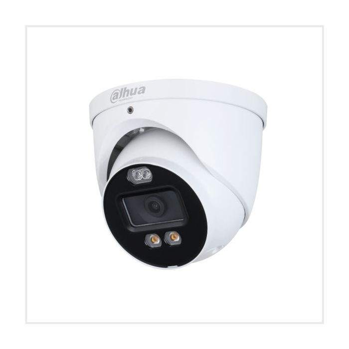 Dahua 4K HDCVI Full-colour Active Deterrence Fixed Turret Camera, DH-HAC-ME1809HP-A-PV-0280B-S2
