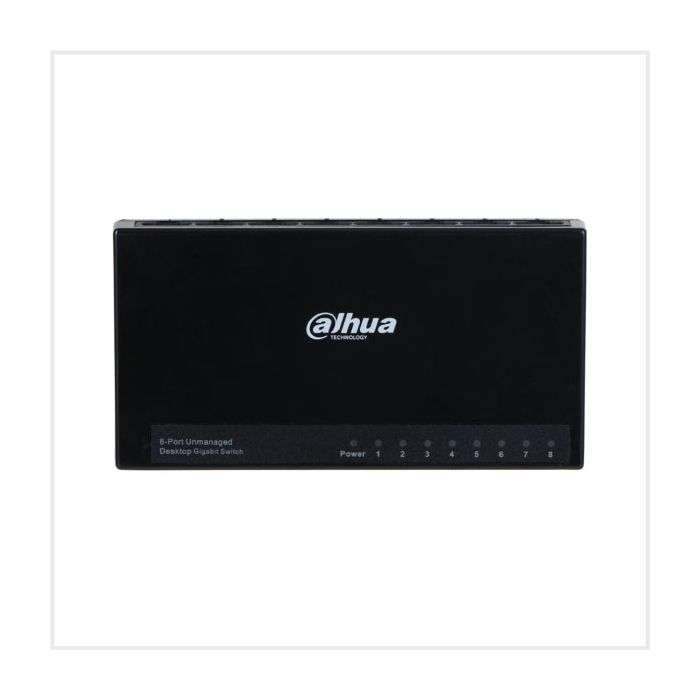 Dahua Network Switch 8 Port - Plastic, DH-PFS3008-8GT-L