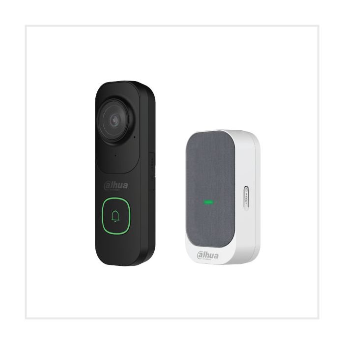 Dahua Wireless Black Doorbell Kit, DH-VDKP01-BG Dahua Wireless Black Doorbell Kit, DH-VDKP01-BG