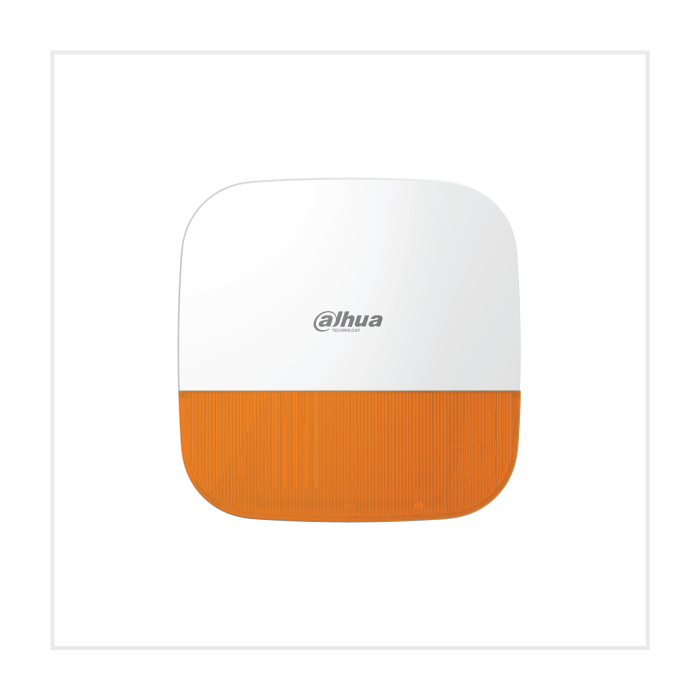 Dahua Wireless Outdoor Siren, DHI-ARA13-W2-ORANGE