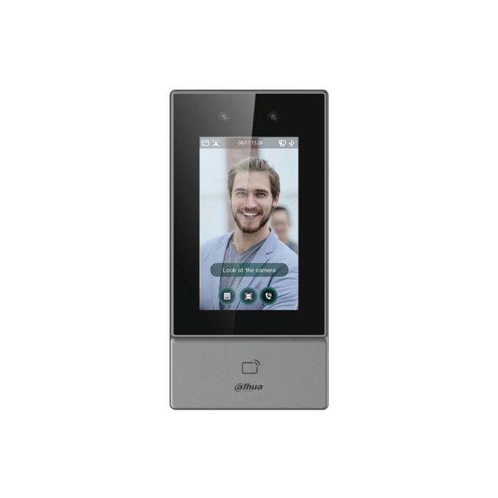 Dahua Face Recognition Access Control Terminal with 4.3-inch touchscreen and dual-lens camera., DHI-ASI6213S-PW-V1 Dahua Face Recognition Access Control Terminal with 4.3-inch touchscreen and dual-lens camera., DHI-ASI6213S-PW-V1