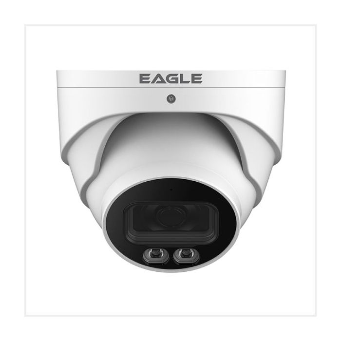Eagle 4MP AI Full-Colour Fixed Network Turret Camera, EAGLE4C-IP-TUR2-FW