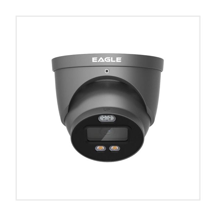 Eagle 5MP Fixed Lens HDCVI Full-colour Active Deterrence Turret Camera, EAGLE5C-AD-TUR-FG