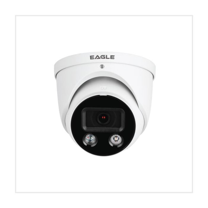 Eagle 4K Dual-Illumination Active Deterrent Turret, EAGLE8C-IP-AD2-TUR-FW