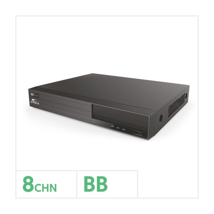 Falcon 8 Channel 5MP HD PoE NVR, FALC-NVR-8BB Falcon 8 Channel 5MP HD PoE NVR, FALC-NVR-8BB