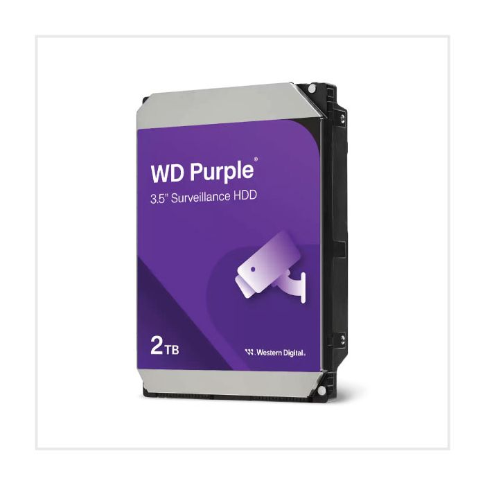 Western Digital Purple HDD - 2TB, HDD-WD23PURZ Western Digital Purple HDD - 2TB, HDD-WD23PURZ