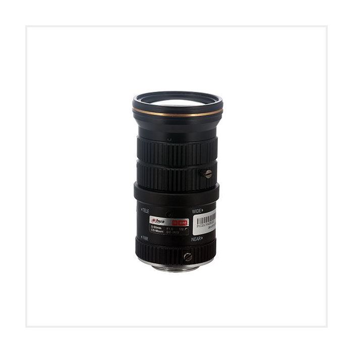 6MP 1/2.7" 5-50mm Varifocal Lens, PFL0550-E6D