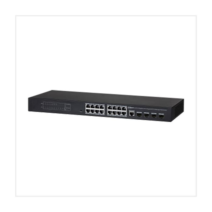 16-Port PoE Gigabit Managed Switch, DH-PFS4420-16GT-240