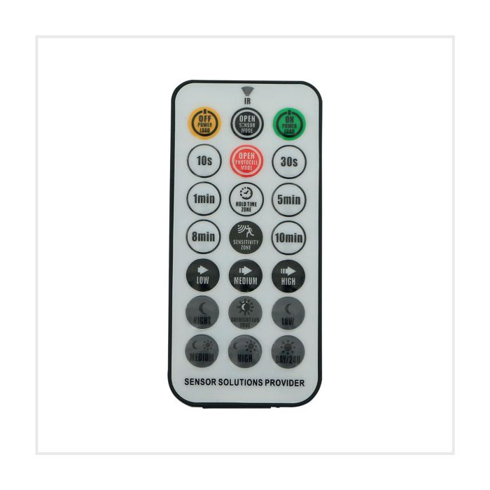 Remote Control for PIR Sensor for Tri-Colour QFloods, PTFLOOD1-REMOTE