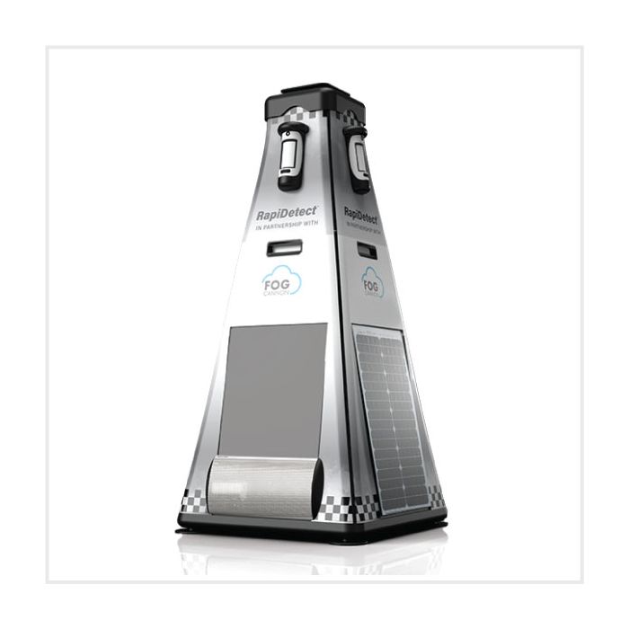 RapiDetect - Solar Power Ajax Rapid Deployable Tower with 360-Degree View (Fog Cannon), RAPIDETECT.41.PHOD-FOG