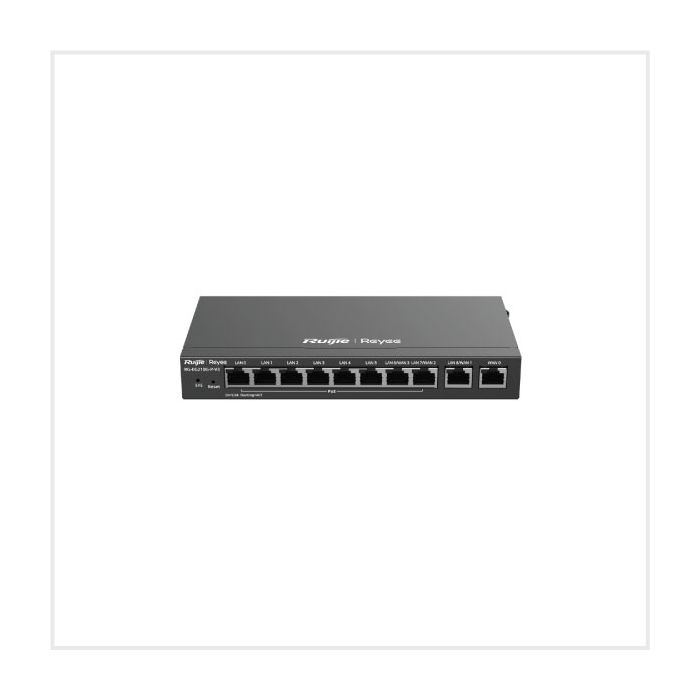 10-Port Gigabit Cloud-Managed Enterprise Gateway, RG-EG210G-P-V3 10-Port Gigabit Cloud-Managed Enterprise Gateway, RG-EG210G-P-V3