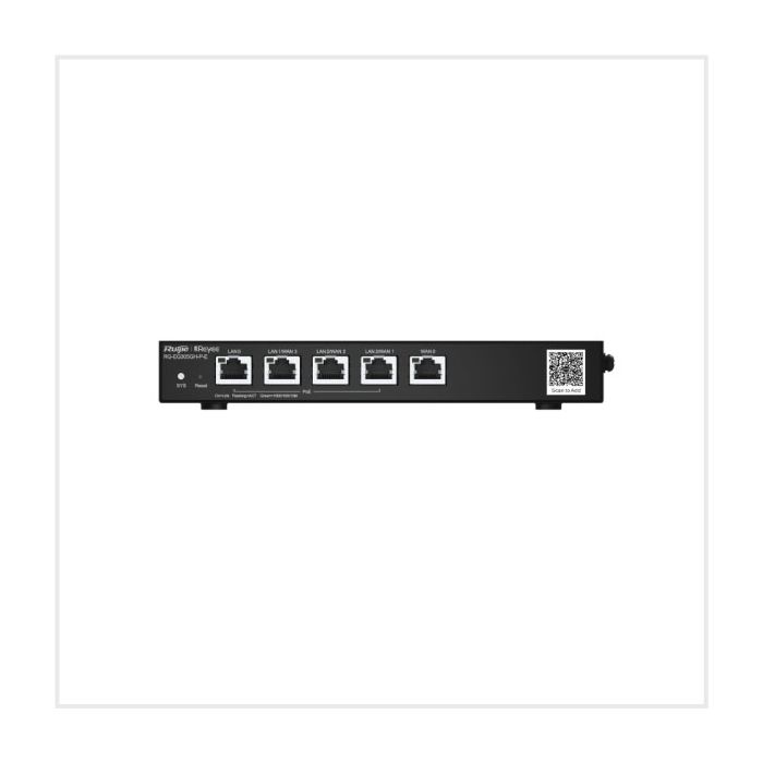 Desktop 5-Port Full Gigabit High-Capacity PoE Router, RG-EG305GH-P-E Desktop 5-Port Full Gigabit High-Capacity PoE Router, RG-EG305GH-P-E