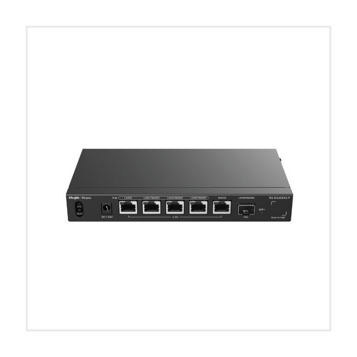 6-Port Multi-Gigabit Cloud-Managed Enterprise PoE Router, RG-EG406XS-P 6-Port Multi-Gigabit Cloud-Managed Enterprise PoE Router, RG-EG406XS-P